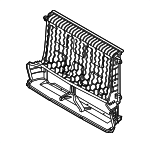 29135DO000 - Cooling System: Air Deflector for Kia Image
