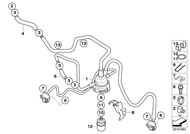 13537699556 - : Retour Fuel Hose for BMW-Motorrad Image