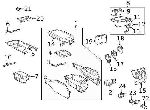 Heated Seats for 2007 Lexus GS450h #1