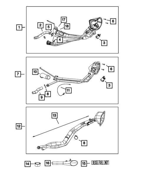Fuel Tank Filler Tube for 2022 Ram 3500 #0