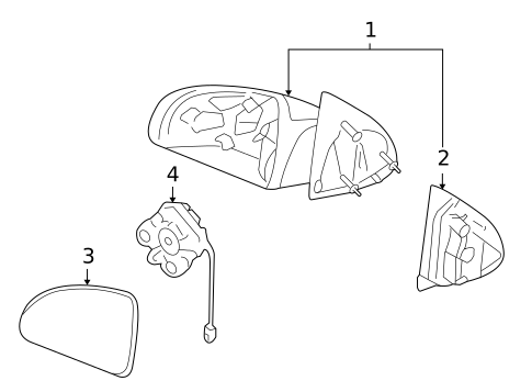 Mirrors for 2009 Pontiac G5 #0