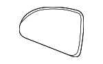 15263098 - Body: Mirror Glass for Chevrolet: Cobalt | Pontiac: G5 Image