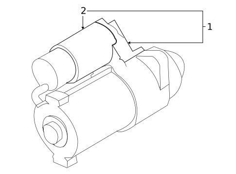 Starter for 2007 Chevrolet Aveo #1