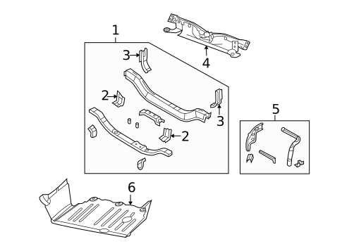 Radiator Support for 2015 Jeep Compass #0