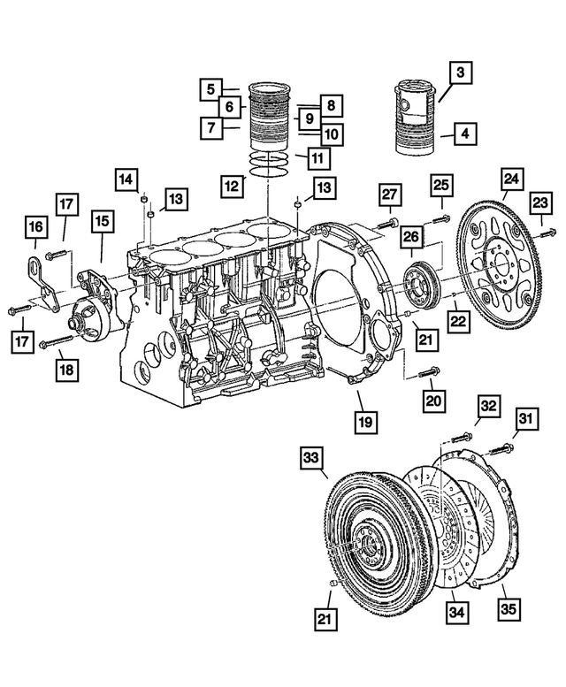 5015067AC - : Hex Flange Head Bolt for Mopar Image