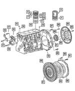 5142785AB - : Cylinder Liner And Piston for Mopar Image