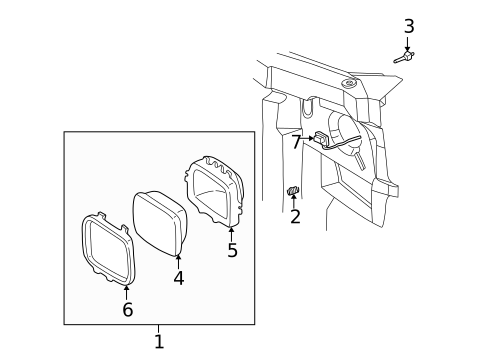 Electrical Connectors for 1996 Chevrolet Express 3500 #0