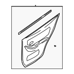 833022D340LT - : 2004-2006 Hyundai Elantra - Door Trim Panel for Hyundai: Elantra Image