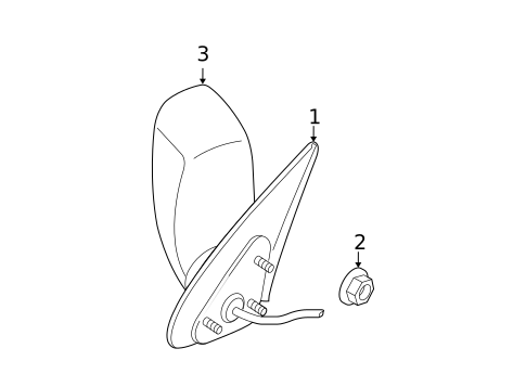 Outside Mirrors for 2009 Jeep Commander #0