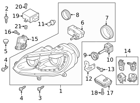 Bulbs - Chassis for 2015 Volkswagen Eos #4
