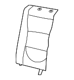 C2C14595ADX - Body: Seat Back Assembly Cover for Jaguar Image
