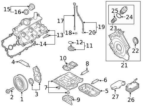 Engine Parts for 2018 Audi A7 Quattro #0