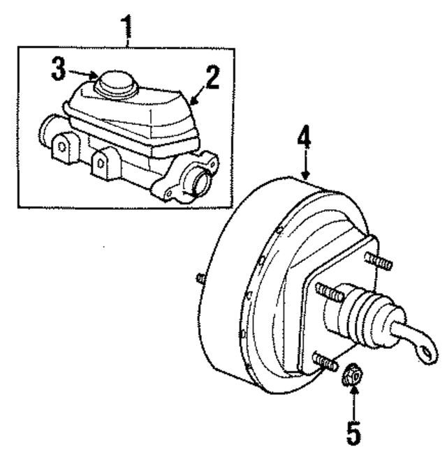 4856672AC - Body: Booster Assembly for Mopar Image