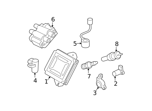 Ignition System for 2007 Subaru Legacy #0