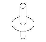 HYQ100060PUY - Body: Rocker Molding Rivet for Land Rover: Defender 110, Defender 130, Defender 90, Discovery, LR3, LR4, Range Rover, Range Rover Sport Image