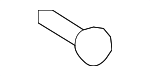 9356855016 - Body: Handle, Inside Screw for Toyota Image