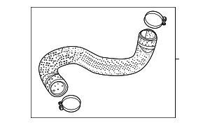 8W0145738N - Cooling System: Turbocharger Intercooler Pipe for Audi Image