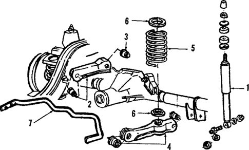 Rear Suspension for 1984 Lincoln Mark VII #0