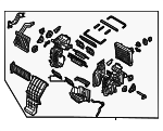 97205G2050 - : AC &amp; Heater Assembly for Hyundai: Ioniq Image