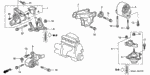 50821S5AA07 - Body/Air Conditioning: RUBBER, ENGINE SIDE MOUNTING (YAMASHITA) for Honda Image