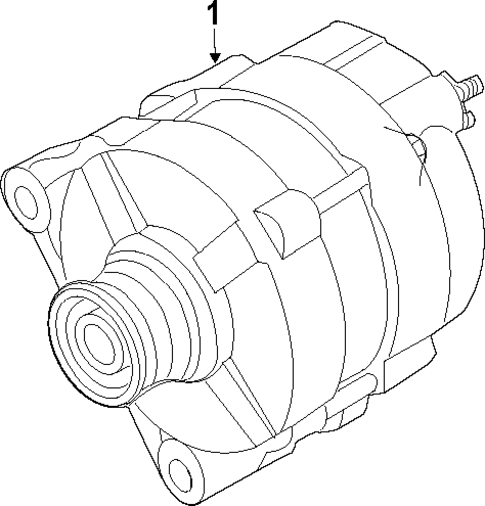 Alternator for 2019 Nissan NV200 #1