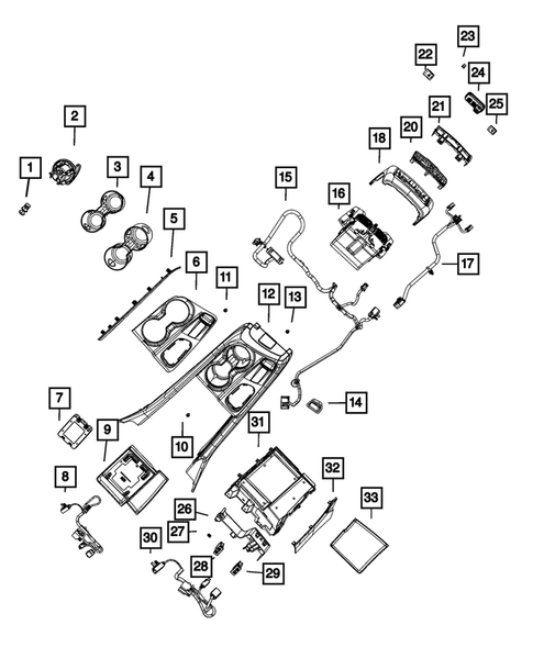 Consoles for 2024 Dodge Durango #0