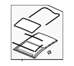 81620A5000 - Body: Sunroof Frame for Hyundai Image