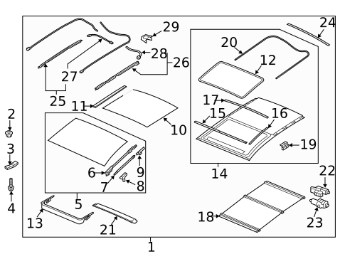 Sunroof for 2017 Hyundai Elantra GT #0