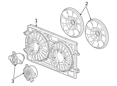 Cooling Fan for 2010 Pontiac G6 #0