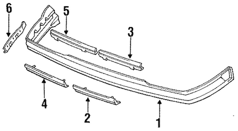 1985-1986 Nissan 300ZX Protect Strip 62856-16P00 | Nissan Of
