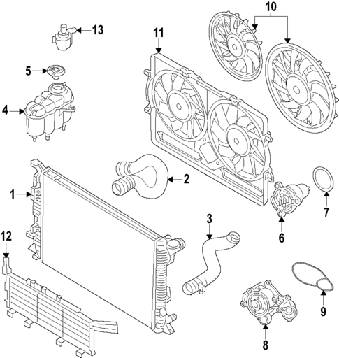 Cooling System for 2021 Porsche Cayenne #0