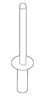 6107187AA - Body: Grip Handle Rivet for Fiat: 500, 500X | Jeep: Renegade Image