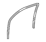 6814160070 - Body: Run Channel for Toyota: Land Cruiser Image