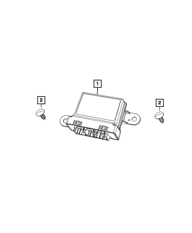 68411136AC - Electrical: Parking Assist Module for Dodge: Durango | Jeep: Grand Cherokee, Grand Cherokee WK Image
