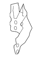 3F2Z6F055AA - Engine: Bracket for FORD Image