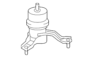 123620P040 - Engine: Engine Mount (Right) for Toyota: Highlander, Sienna Image