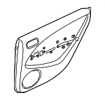 MN124750HB - : Door Trim Panel for Mitsubishi: Outlander Image