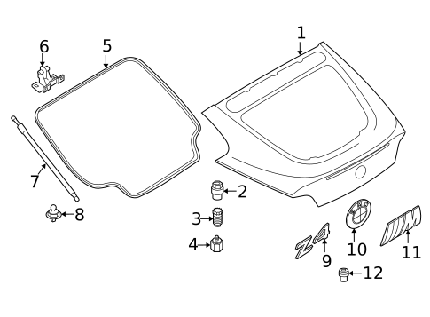 Gate & Hardware for 2007 BMW Z4 #0