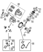 52111538AB - Differential and Drive Line: Drive Pinion Bearing Shim for Ram: 1500, 1500 Classic Image