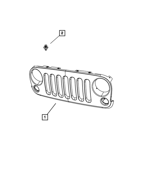 Grilles for 2013 Jeep Wrangler #0