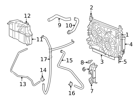 Radiator & Components for 2008 Dodge Charger #0