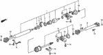 44352SA2300 - Chassis: BAND, DAMPER WEIGHT for Honda Image