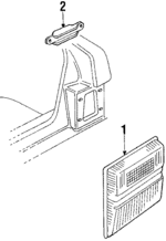 443945225A - Electrical: Lens &amp; Housing for Audi: 100, 100 Quattro, 5000, 5000 Quattro Image