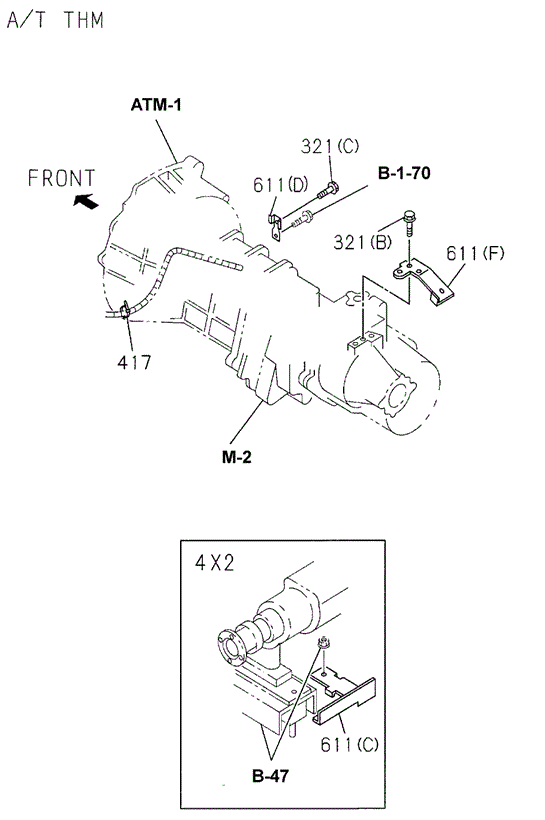 AT Sensor Brackets for 1999 Honda Passport #0