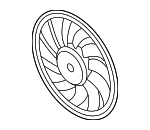 8E0959455N - Cooling System: Fan Blade for Audi: A4, A4 Quattro, A6, A6 Quattro, S4 Image