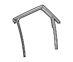 8U0839440 - : Window Channel for Audi: Q3, Q3 Quattro Image