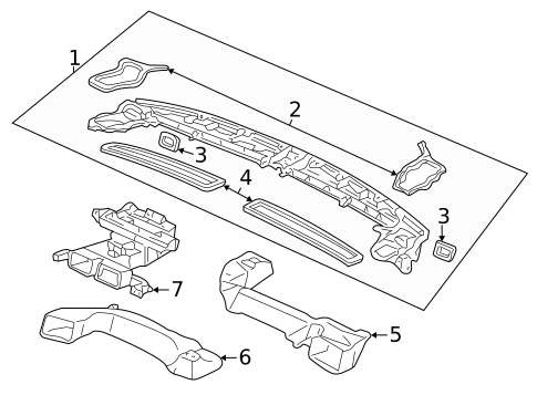 Ducts for 1998 Honda Civic #0