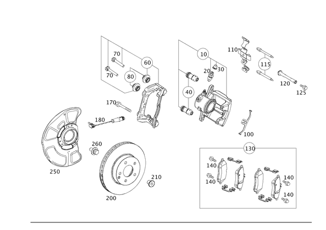 4201805 - : Disk Brake Pad for Mercedes-Benz Image