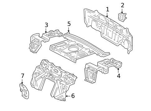 Rear Body for 2001 Lexus IS300 #0