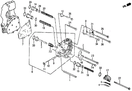 4AT Servo Body for 1987 Honda Civic #0